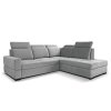 rohová sedací souprava Axel světle šedá pravá