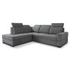 rohová sedací souprava Axel šedá levá