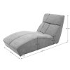 lehátko San Diego světle šedá rozměry