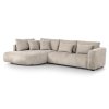 Rohová sedací souprava Jacobs béžová  Akční látka