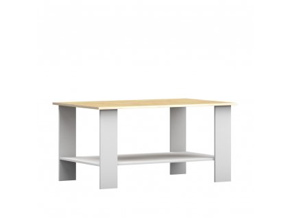 CAFFE TABLE 17 WHITE HIKORA M09038