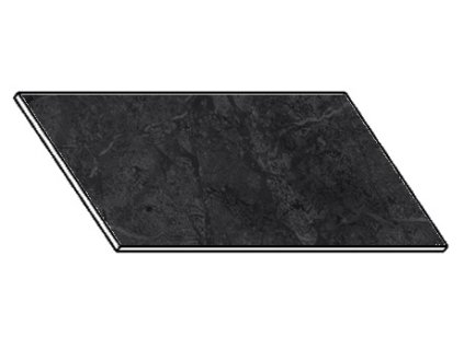 Kuchyňská pracovní deska 140 cm (odstín dark beton)