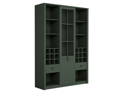 Vitrína PROVANCE W2D2S (Barva zelená)