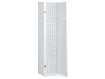 Paraván dřevěný EF-E803 (Barva bílá)