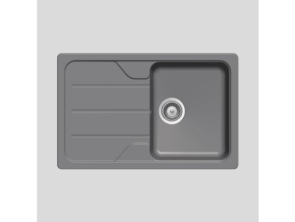 Granitový dřez SIMPLA 45S (Varianta FORMHAUS D100S-CROMA)