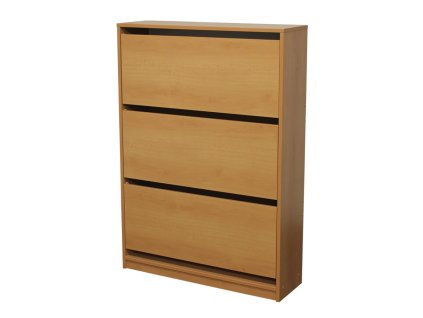 Botník výklopný trojřadý D008 (Barevné provedení P - PŘÍRODNÍ)