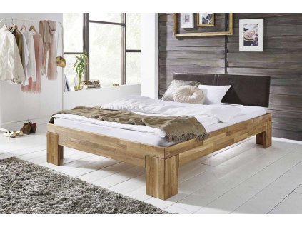 Dubová postel IVA L601-D 180 (Povrchová úprava Dub)