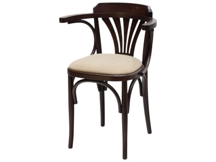 Jídelní židle BOŽENKA Z163 buk (Provedení jídelní židle LT - OLŠE TMAVÁ, POTAHOVÁ LÁTKA ASTON 571)