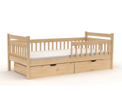 Borovicová postel MARCELKA L925 (MASIV ROZMĚR 80 - Šířka matrace 80)
