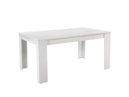 jedalensky stol biely 160x90 cm tomy na bielom pozadi