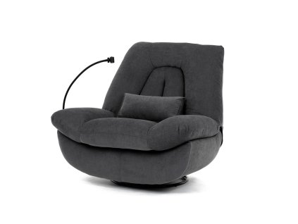 TV křeslo s elektrickým polohováním TV-7089 (Barva šedá)