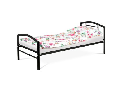 Postel jednolůžková BED-1900 kov (Barva černá)