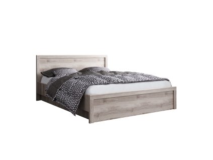 Postel s úložným prostorem JESI 140x200 (odstín kaštan nairobi)