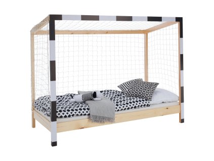 Montessori postel FUTAL 90x200 (odstín černá)