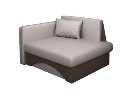 kubos new kreslo taupe hneda l 01