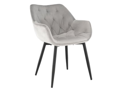 Designové křeslo FEDRIS (Barva světlešedá)
