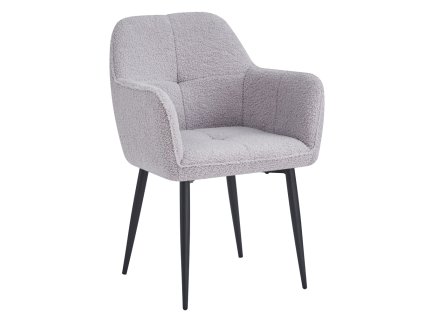Jídelní křeslo SENER (Barva šedá/černá)