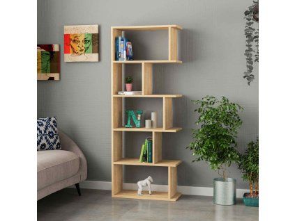 Regál ARAGOG 1 (odstín dub)