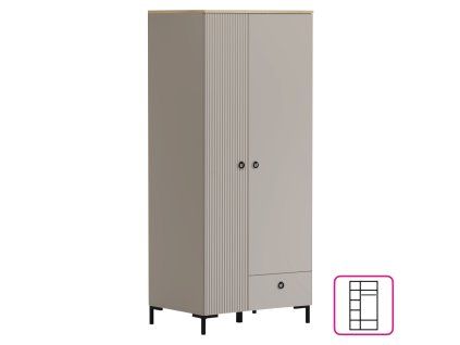 domca dod 2d1s skrina l