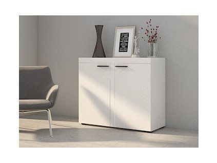 Komoda ROBBEN 2D bílá