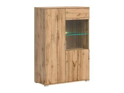 Vitrina ZELE REG1W1D/90 dub wotan
