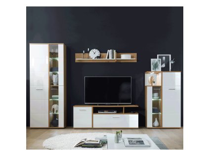revel obyvacia stena biela 1x1k interier1