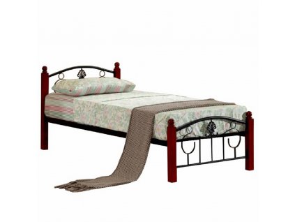 Kovová postel s roštem  MAGENTA 90x200