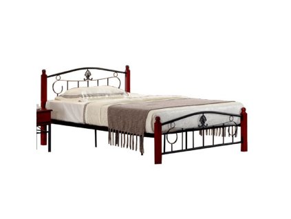 kovova postel magenta 140 200