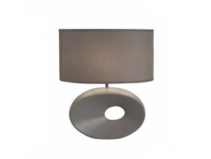 Keramická stolní lampa QENNY TYP 11 šedá