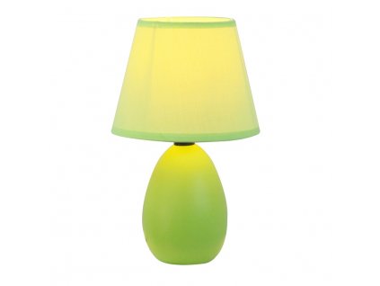 Keramická stolní lampa  QENNY TYP 13 zelená