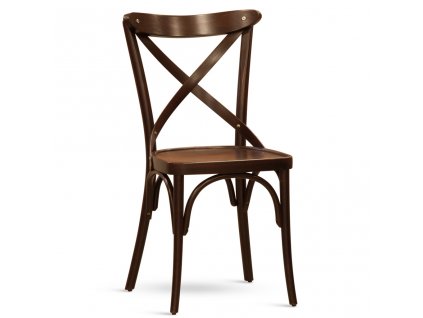 Jídelní židle CROCE 1327 (Barva sytě hnědá)