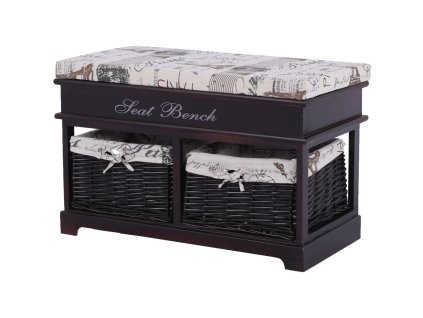 lavica seat bench tmavohneda