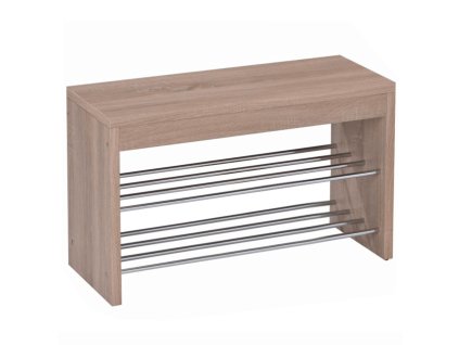 Lavice s botníkem LUSIA (Barva dub sonoma)