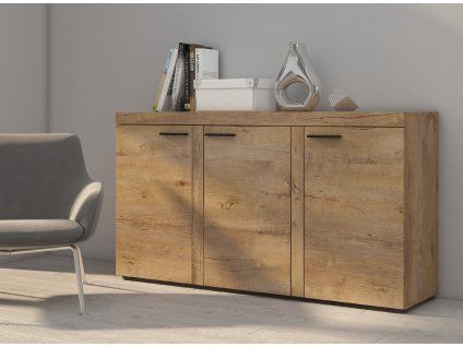 Komoda ROBBEN 3D (Barva dub lefkas)