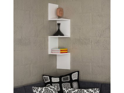 corner duvar rafi beyaz