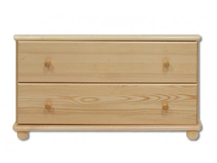 Komoda se 2 zásuvkami DK-101 (Barva bez moření borovice)