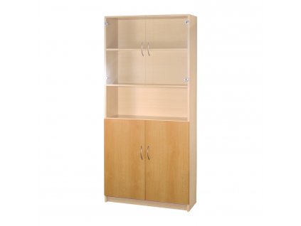 Plné dveře 55A (Barva buk)