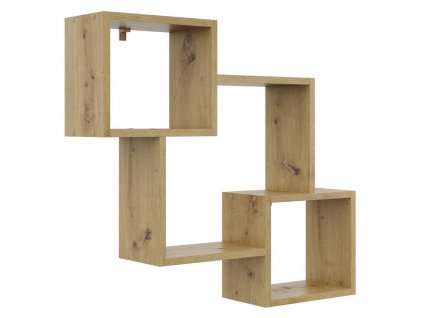 Závěsná police RIPIANOdub artisan (odstín černá)