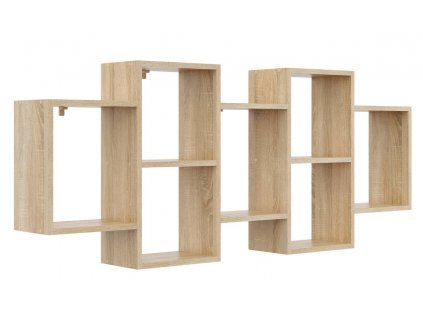 Závěsná police RIPIANO (odstín bílá/černá)