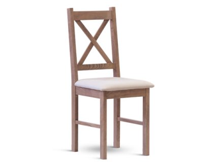 Židle TERA 79 (Barevné provedení dub vintage, Čalounění Luis grigio17)