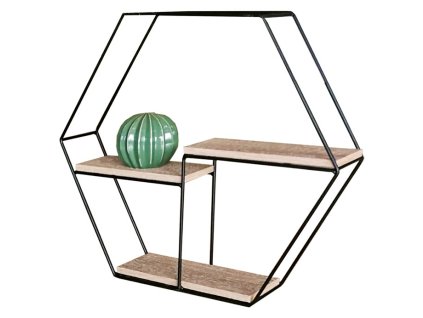 Polička nástěnná 48 cm P-064 (Barva Přírodní)