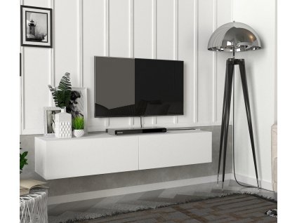 Televizní stolek ARIX (odstín bílá)