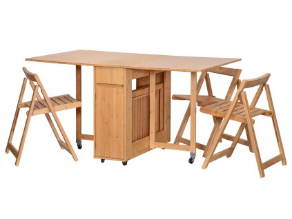 Rozkládací set SAIGON 1 stůl + 4 židle