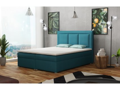 Postel s matrací s ÚP MIRABEL BOX 180x200 látka Victoria 14863 (barva Victoria 14863)