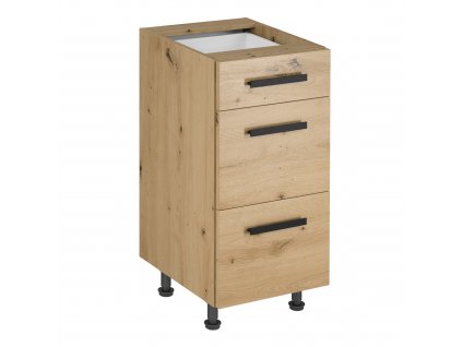 Spodní skříňka LANGEN D40S3 (Barva dub artisan)
