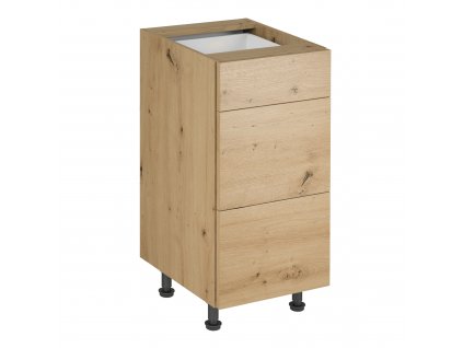 Spodní skříňka LANGEN D40S3 (Barva dub artisan)