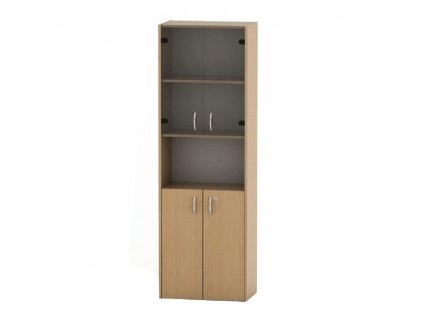 regal policovy so sklom buk tempo asistent new 004 slovensky vyrobok