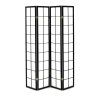 Paraván dřevěný EF-E804 (Barva černá)