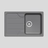 Granitový dřez SIMPLA 45S (Varianta FORMHAUS D100S-CROMA)