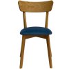 Židle čalouněná MALVÍNA Z218 (Povrchová úprava Dub, POTAHOVÁ LÁTKA ASTON 571)